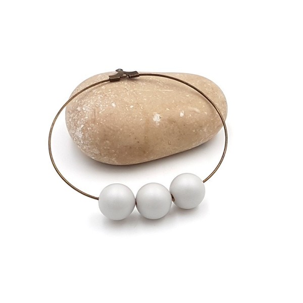 5 Perles Swarovski 10mm Pastel Grey Pearl - Photo n°1