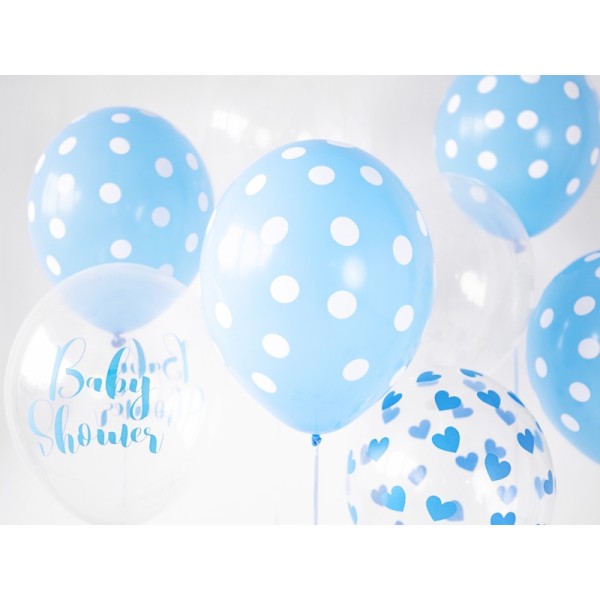 Ballon Baby shower bleu - Photo n°3