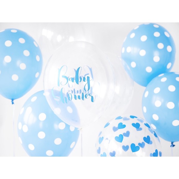 Ballon Baby shower bleu - Photo n°4