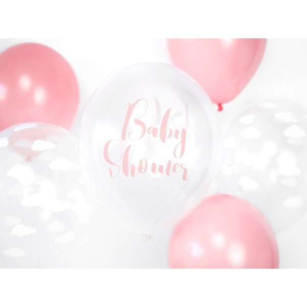 Ballon Baby shower rose - Photo n°2