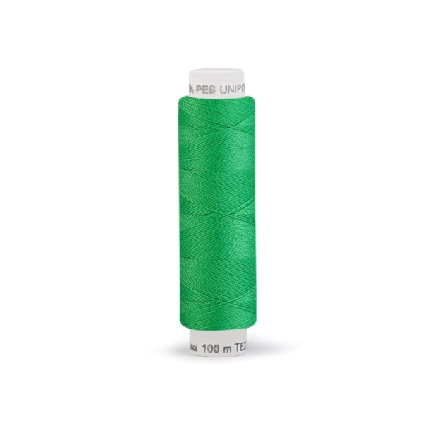 10pc Classique Vert des Fils de Polyester 100m Unipoly, de Couture, de Mercerie - Photo n°2