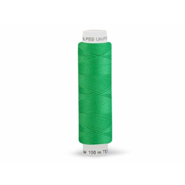 10pc Classique Vert des Fils de Polyester 100m Unipoly, de Couture, de Mercerie - Photo n°1