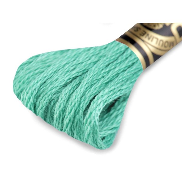 1pc Turquoise Light Fils de Broderie Dmc Mouliné Spécial Coton, Mouline, du Tricot, du Crochet, de l - Photo n°1
