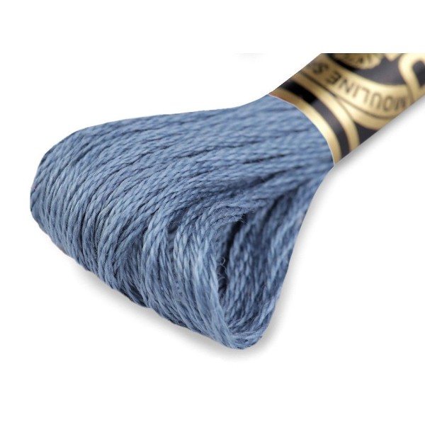 1pc Jeans Bleu Fils de Broderie Dmc Mouliné Spécial Coton, Mouline, du Tricot, du Crochet, de la Mer - Photo n°1
