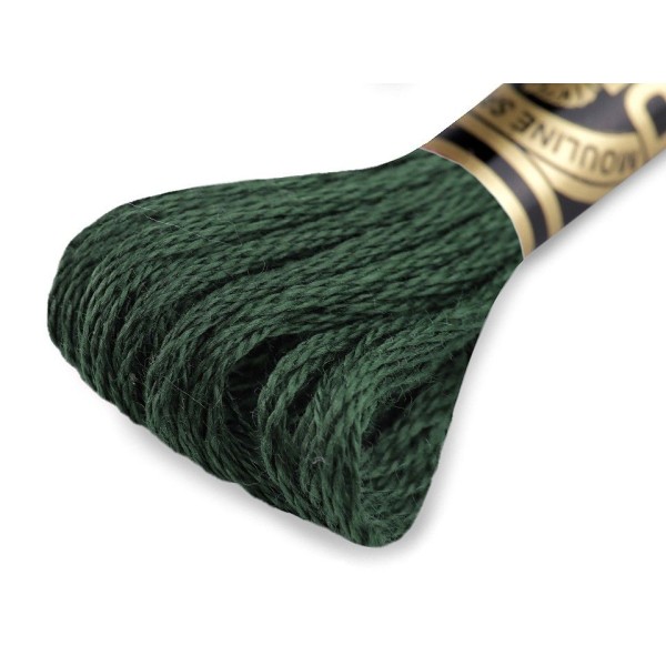 1pc 500 Greenblack Fils de Broderie Dmc Mouliné Spécial Coton, Mouline, du Tricot, du Crochet, de la - Photo n°1
