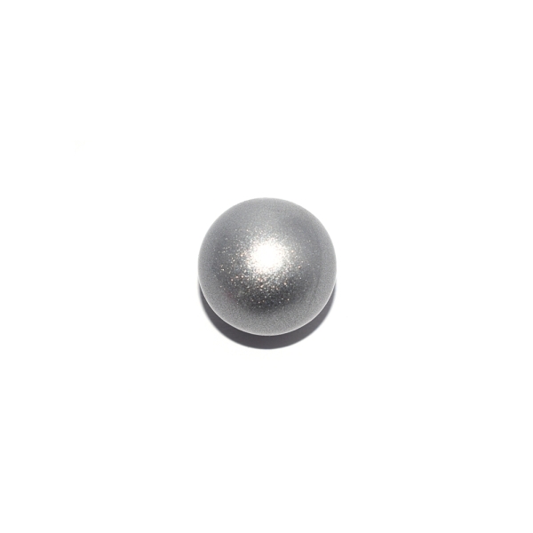 Boule musicale argenté métallisé 18 mm pour bola de grossesse - Photo n°1