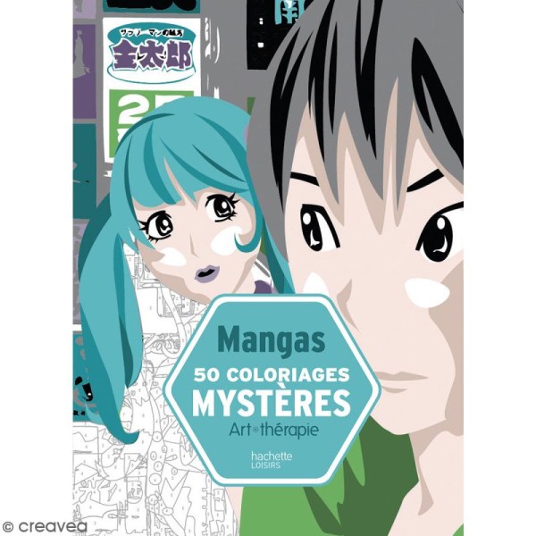 Coloriage Mystere Manga: Livre de coloriage pour Adulte Numerote