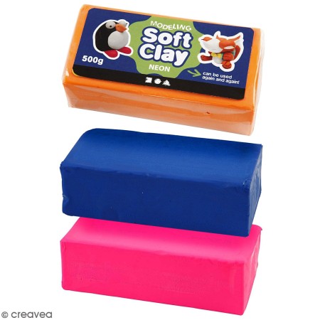 Pâte à modeler douce Soft Clay - 500 gr