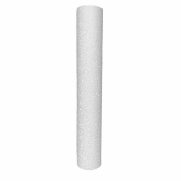 Cylindre en polystyrène diam. 10 x haut. 60 cm, Colonne en Styropor blanc pour présentoir, de densit - Photo n°1