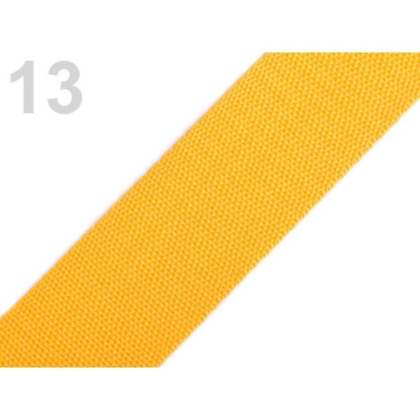 5m 13 jaune-Orange en Polypropylène Sangle Largeur 40mm, Sangles, Mercerie, - Photo n°1