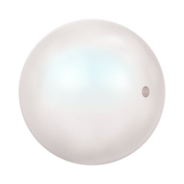 18pcs Cristal Blanc Nacré Perle 969 Rond en Verre de Cristaux de Mat AB SWAROVSKI 5810 Perle d'eau D - Photo n°1