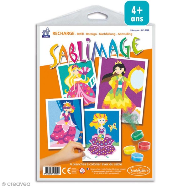 Recharge Sablimage Princesses - 4 dessins - Photo n°1
