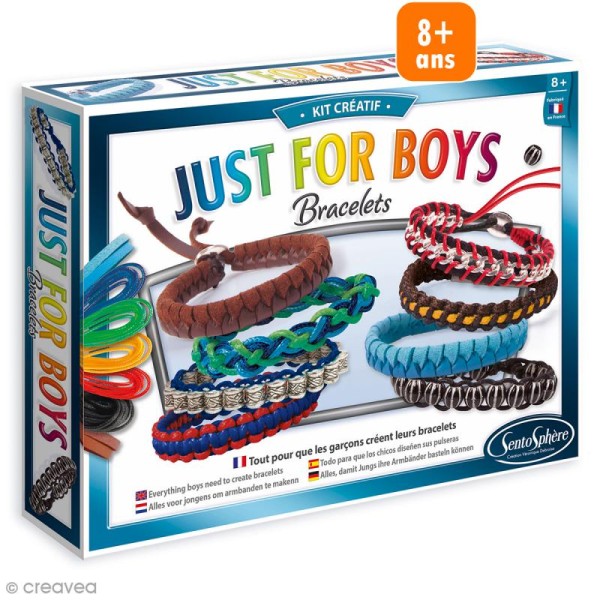 Kit bijoux masculins - Just for boys - Photo n°1