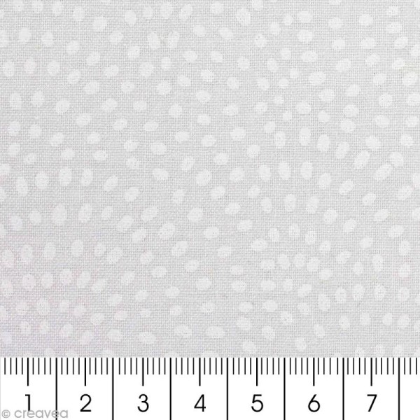 Tissu Twist Blanc - Par 10 cm (sur mesure) - Photo n°2