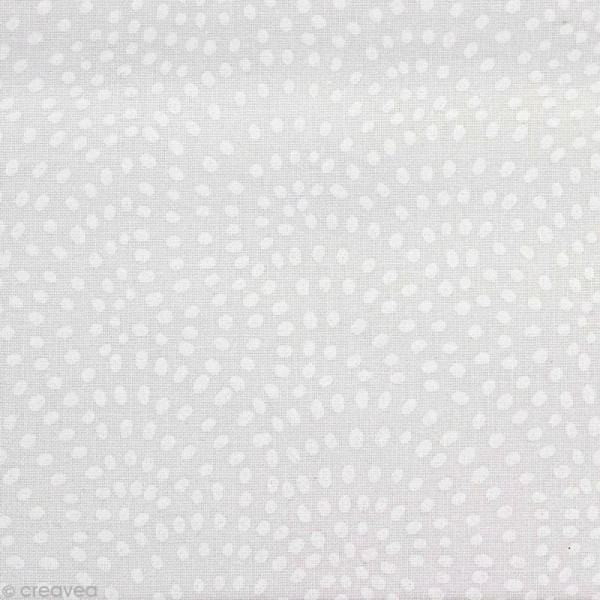 Tissu Twist Blanc - Par 10 cm (sur mesure) - Photo n°1