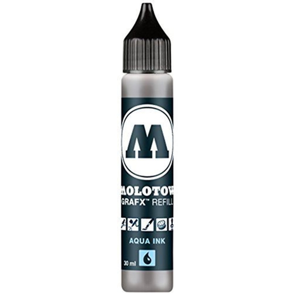 Molotow mo693425 Refill Aqua, encre de recharge pour pompe Soft Liner 30 ml, 1&n - Photo n°1