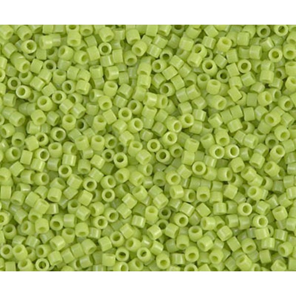 5g Opaque Chartreuse Delica 11/0 en Verre Vert de Chaux Japonaise Miyuki Perles de rocaille Db-0733 - Photo n°2