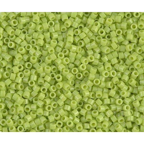 5g Opaque Chartreuse Delica 11/0 en Verre Vert de Chaux Japonaise Miyuki Perles de rocaille Db-0733 - Photo n°1