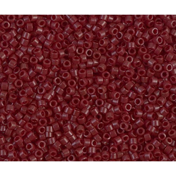 5g Opaque Cassis Delica 11/0 Verre Rouge Foncé Japonaise Miyuki Perles de rocaille Db-1134 Cylindre - Photo n°1