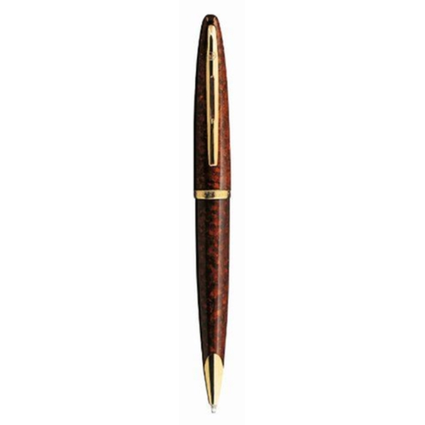 Waterman Carene Amber Lacquer Gold Trim Ball Pen - Gift Boxed - Photo n°1