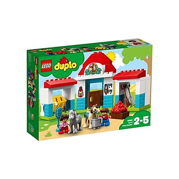 LEGO - 10868 - Duplo Ma ville - Jeu de Construction - le Poney - Club de la Ferme - Photo n°2