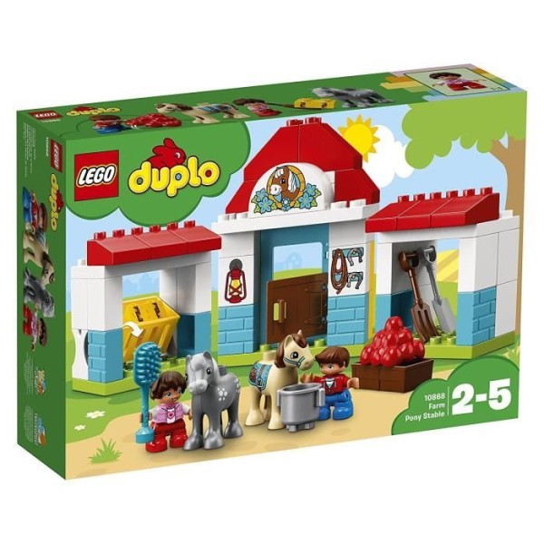 LEGO - 10868 - Duplo Ma ville - Jeu de Construction - le Poney - Club de la Ferme - Photo n°3