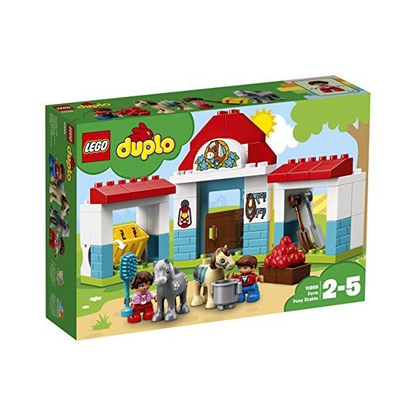 LEGO - 10868 - Duplo Ma ville - Jeu de Construction - le Poney - Club de la Ferme - Photo n°1