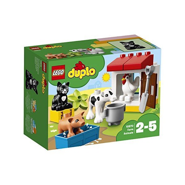 LEGO - 10870 - Duplo Ma ville - Jeu de Construction - les Animaux de la Ferme - Photo n°1