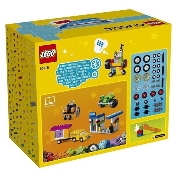 LEGO - 10715 - Classic - Jeu de Construction - la Boîte de Briques et de Roues LEGO - Photo n°5