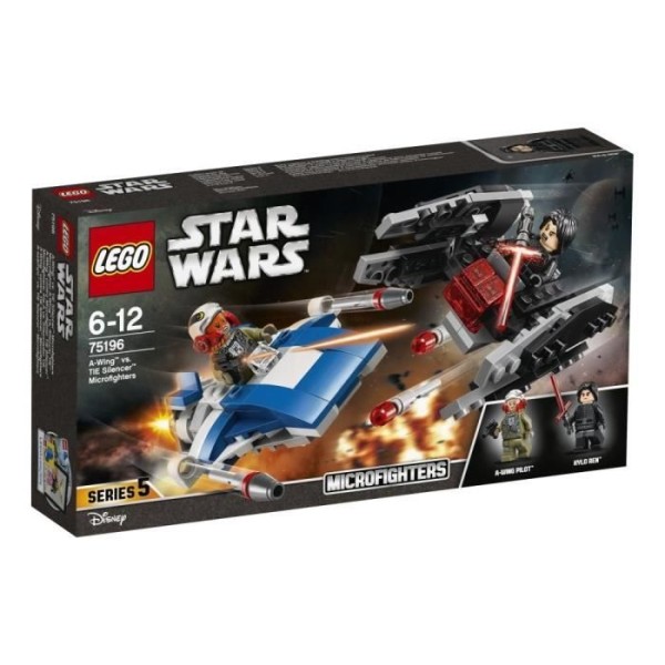 LEGO - 75196 - Star Wars - Jeu de Construction - Microfighter A - Wing vs. Silencer TIE - Photo n°3