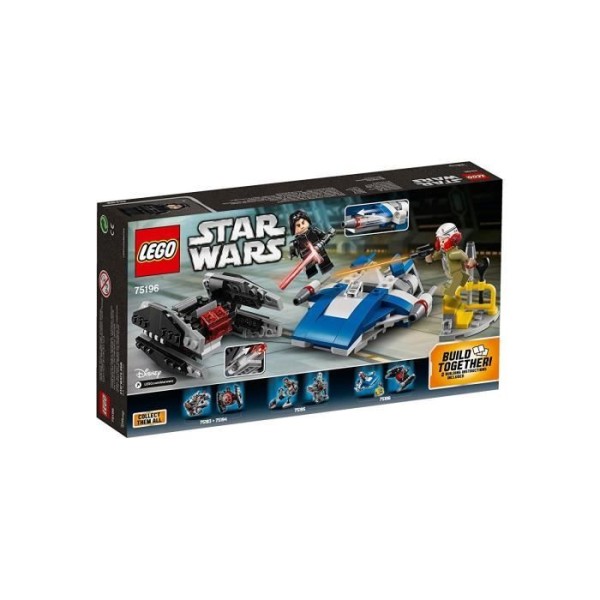 LEGO - 75196 - Star Wars - Jeu de Construction - Microfighter A - Wing vs. Silencer TIE - Photo n°5