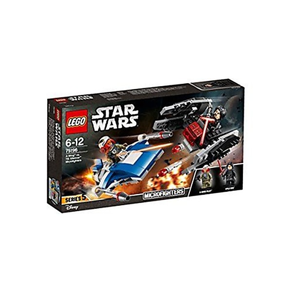 LEGO - 75196 - Star Wars - Jeu de Construction - Microfighter A - Wing vs. Silencer TIE - Photo n°1