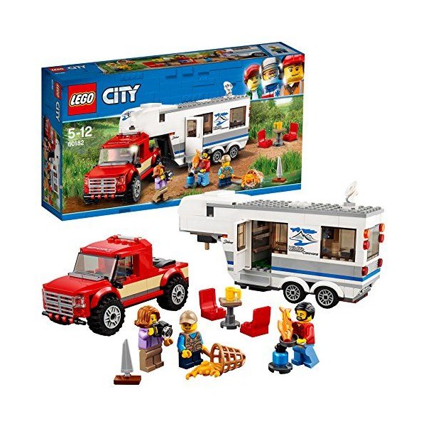 LEGO - 60182 - City - Jeu de Construction - le Pick - Up et sa Caravane - Photo n°1