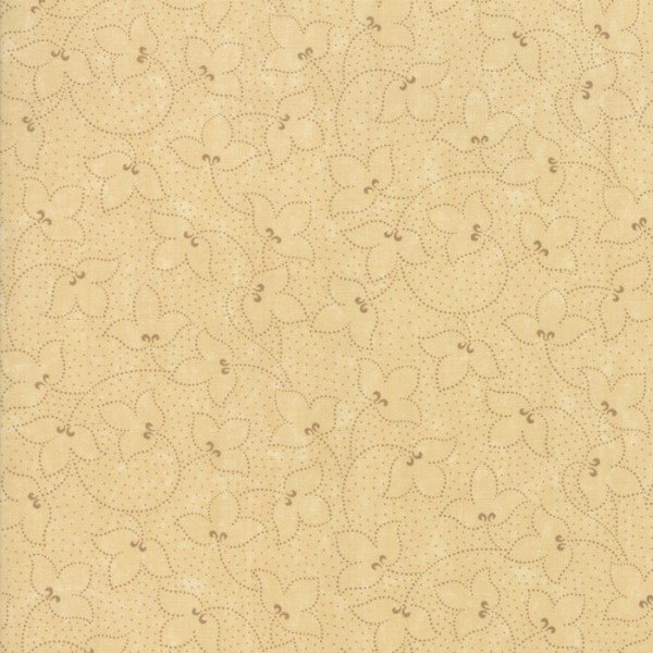 Tissu patchwork classique lierre ton sur ton sable - Kansas Troubles Dimensions:par 10 cm - Photo n°1