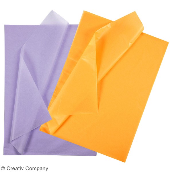 5 feuilles de papier de soie - rose pâle | Loisirs créatifs et bricolages