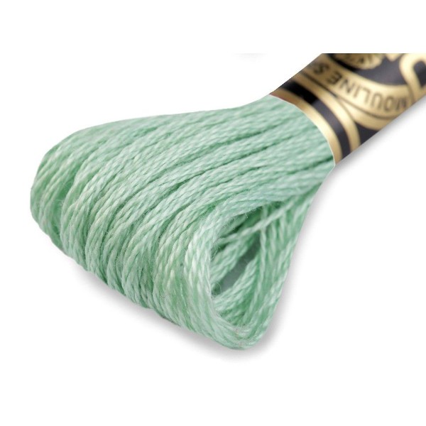 1pc Lig.Vert pastel Fils de Broderie Dmc Mouliné Spécial Coton, Mouline, du Tricot, du Crochet, de l - Photo n°1