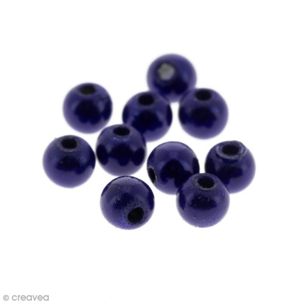 Perles magiques Bleues - 4 mm - 10 pcs - Photo n°1