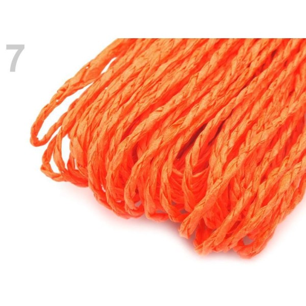 1bunch Orange String Ficelle, Floristique de Rubans, de Fils Et de câbles, des Décorations Diverses - Photo n°1