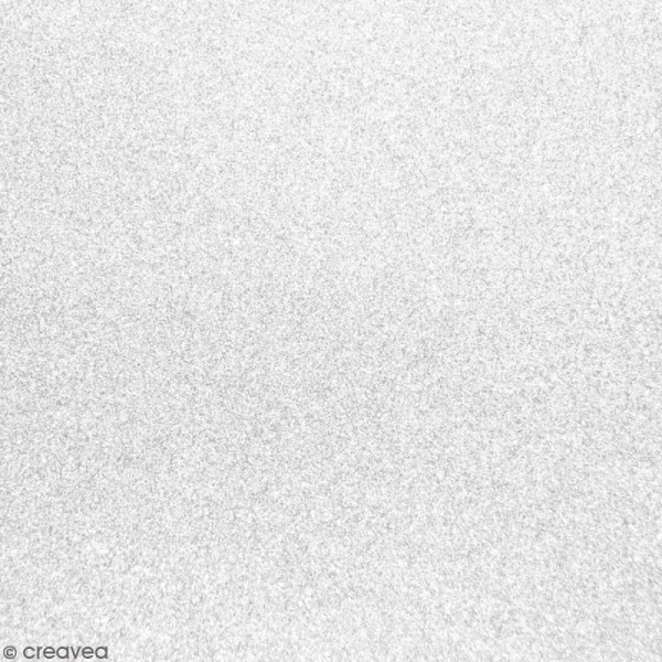 Tissu pailleté Blanc - 70 x 45 cm - Photo n°1