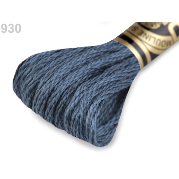 1pc bleu fonce-gris Fils de Broderie Dmc Mouliné Spécial Coton, Mouline, du Tricot, du Crochet, de l - Photo n°1