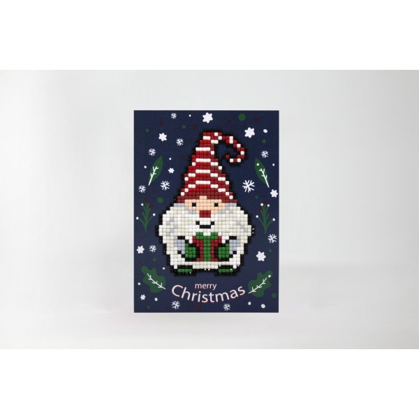 Broderie Diamant Kit- Joyeux Noël (gnome) WC0307 - Photo n°2