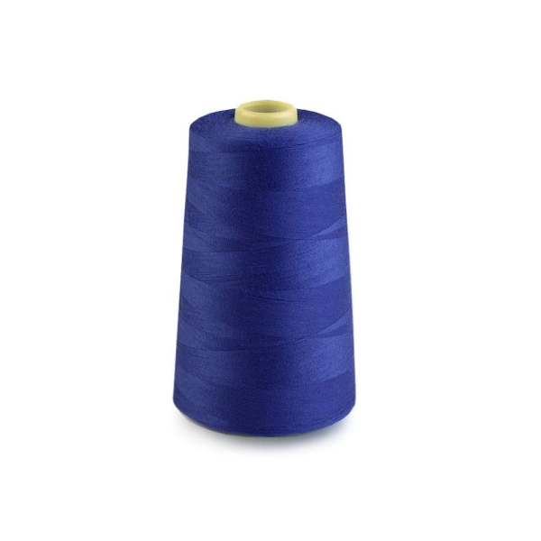 1pc Dazzling Bleu en Fil Polyester Longueur de 5000 Mètres Pes 40/2, des Fils, de Couture, de Mercer - Photo n°2