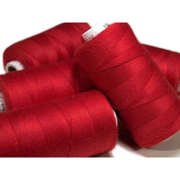 1pc True Rouge 100% Polyester Jeans du Fil à Coudre 200m 30x3, les Autres Threads, Mercerie, - Photo n°1