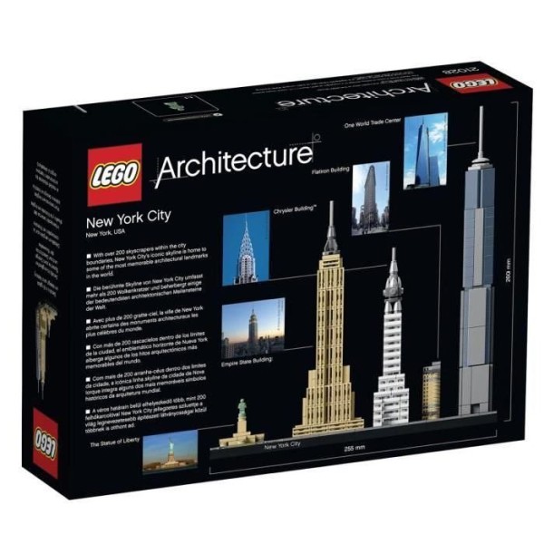LEGO Architecture - New York - 21028 - Jeu de Construction - Photo n°3