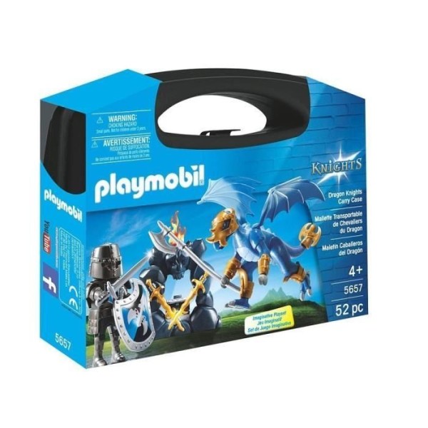 Playmobil - 5657 - Valisette Chevaliers Du Dragon - Photo n°1