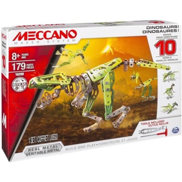 Meccano - 6033323 - Jeu de Construction - Dinosaures 10 Modèles - Photo n°2