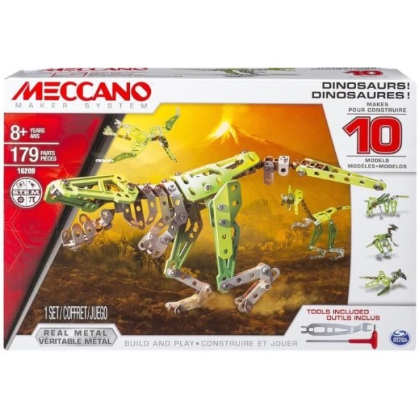 Meccano - 6033323 - Jeu de Construction - Dinosaures 10 Modèles - Photo n°3
