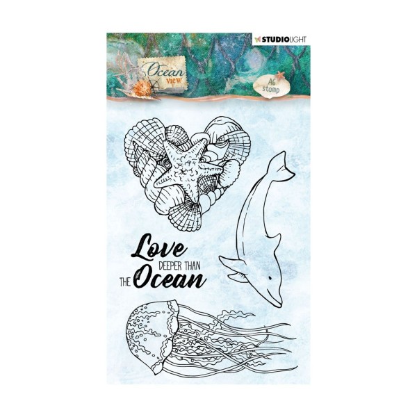 Tampon clear Studio Light - Collection Ocean View No.368 - A6 - Photo n°1