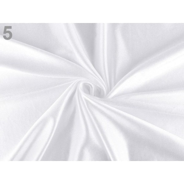 1m 5 (09-01) Blanc Tissu Polyamide Extensible Tricotine, la Doublure Et les Soulignant, les Tissus - Photo n°1