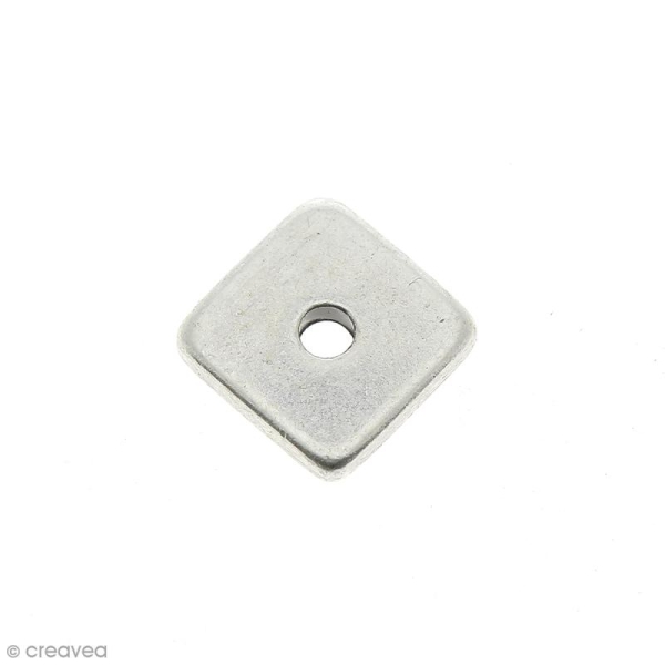 Rondelle carrée en métal 6 mm - Photo n°1